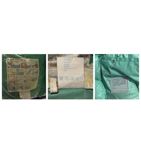 Vintage Purple Moncler Grenoble Puffer Down Jacket Size 2 Detachable Sleeves - Picture 11 of 12